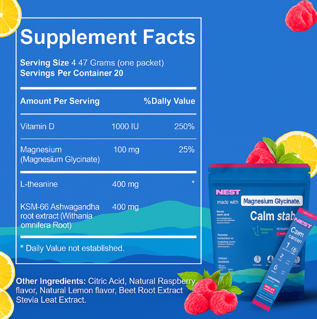 Nest™ Bloat Reset – Calm Cortisol, Slim Naturally & Sleep Deep