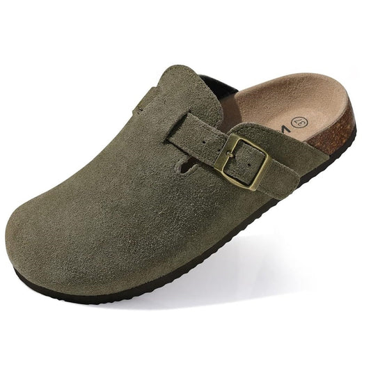 CloudStep™ Premium Suede Clogs