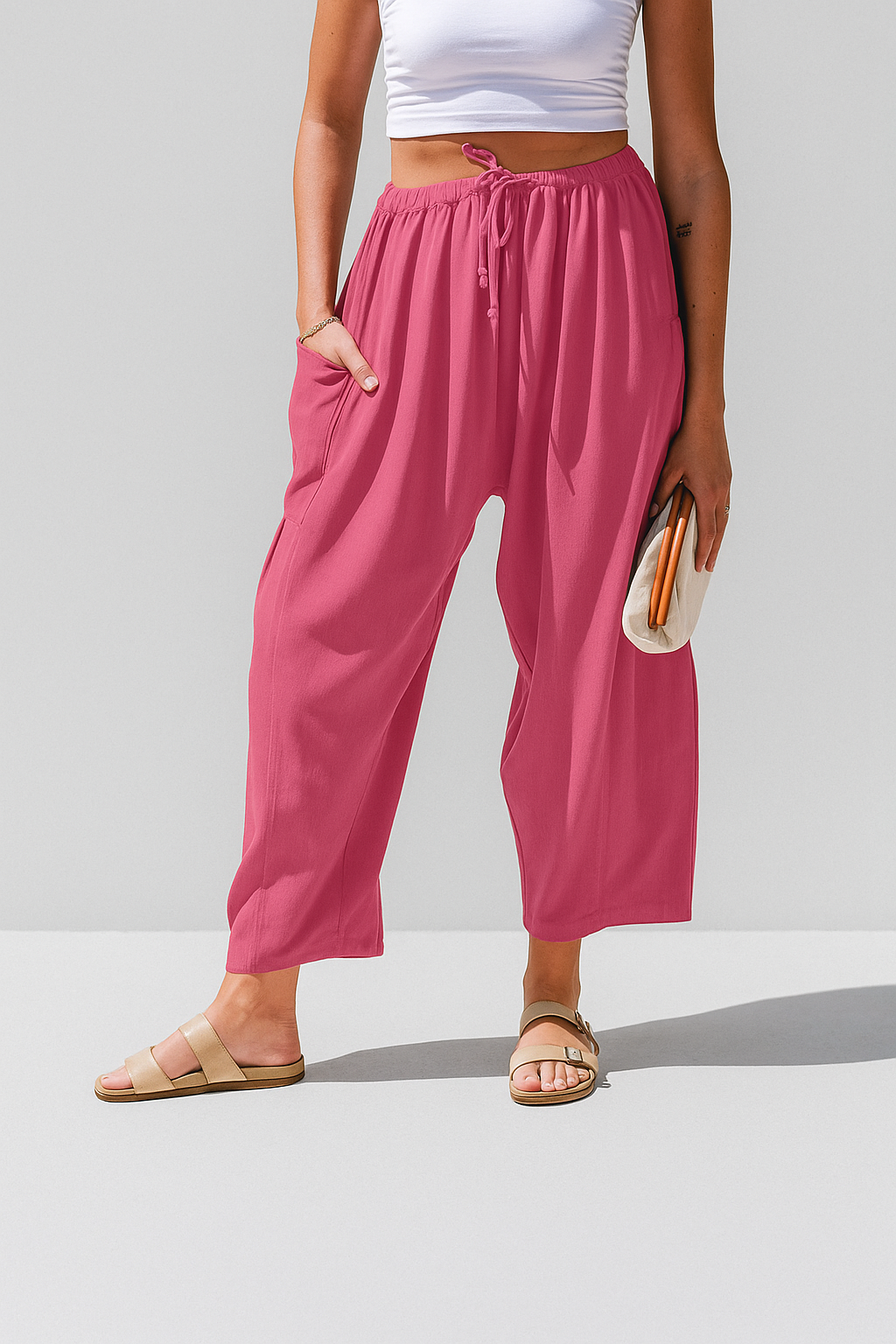 Breezella™ Relaxed Linen Pants